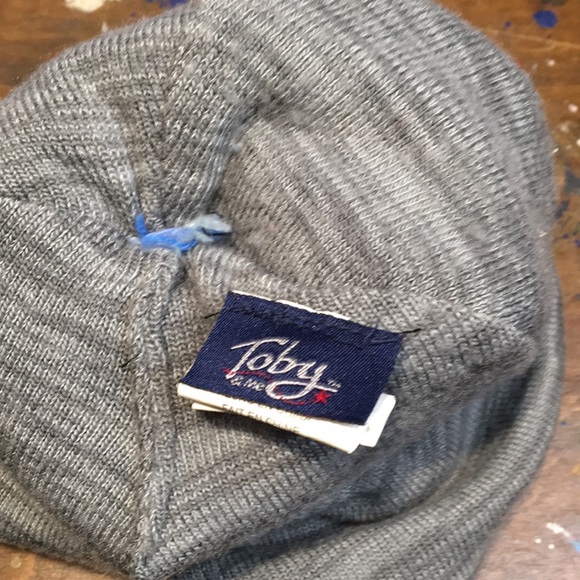 Rock ON beanie toboggan Pom Pom winter cap kids themed hat - Picture 5 of 9